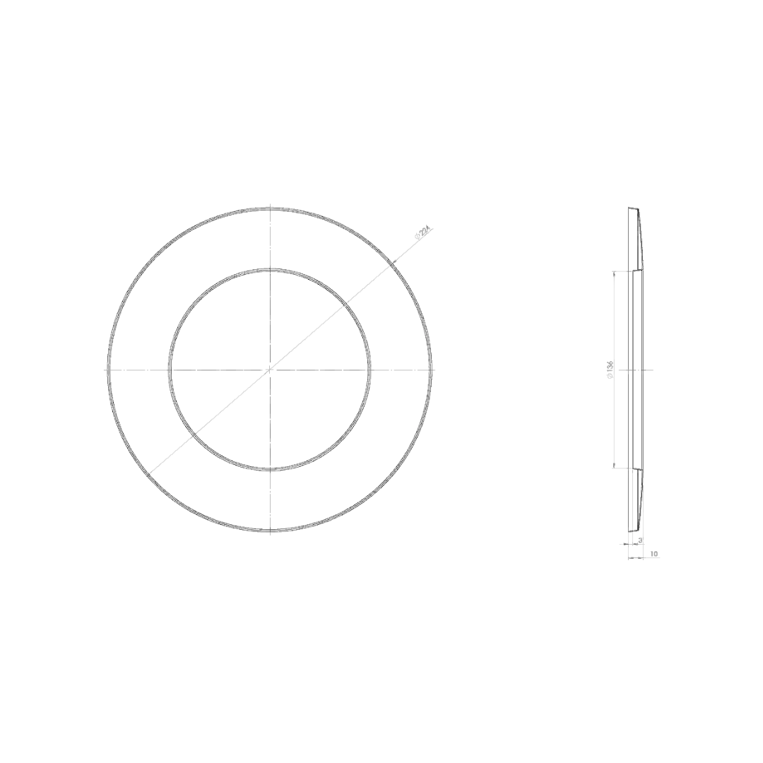 Stålrosett Ø 130 - Bild 3