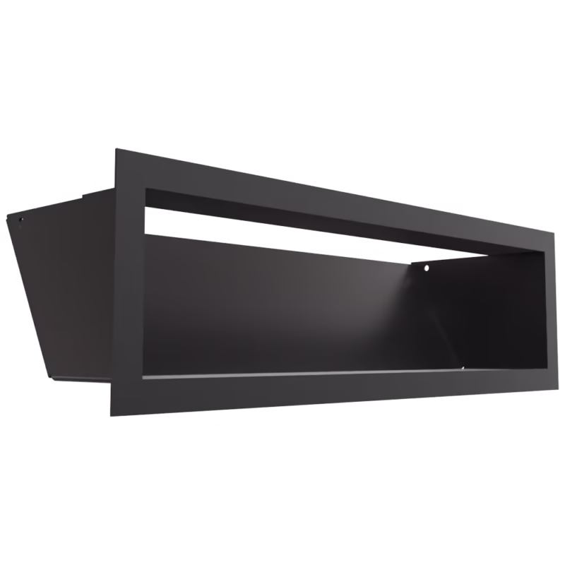 Varmluftsgaller 12x40 svart